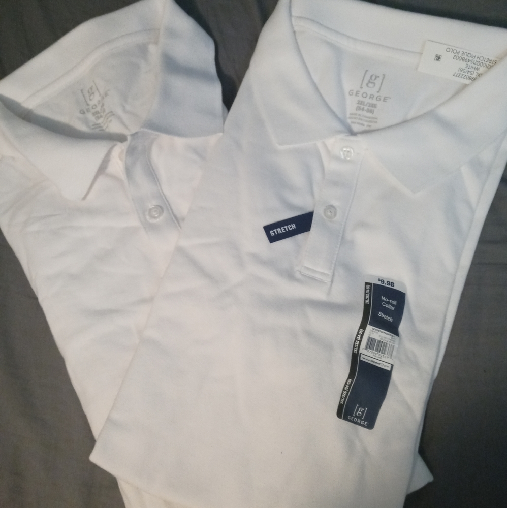 White polo's (plus size)